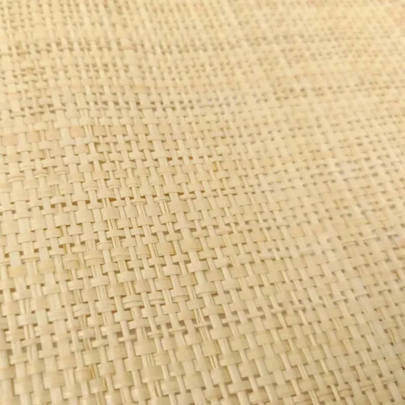 Natural Real Raffia Mat Handmade Weave Rope Rattan Material Webbing For Home Furniture Chair Table Ceiling Cabinet Decor