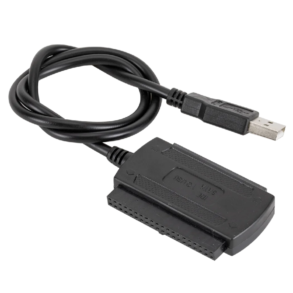 WVVMVV 3-In-1 USB 2.0 Sang IDE / SATA 2.5 "3.5" Ổ Đĩa HDD SSD 480 Mb/giây Dữ Liệu Giao Diện Converter Bộ Chuyển Đổi Cáp