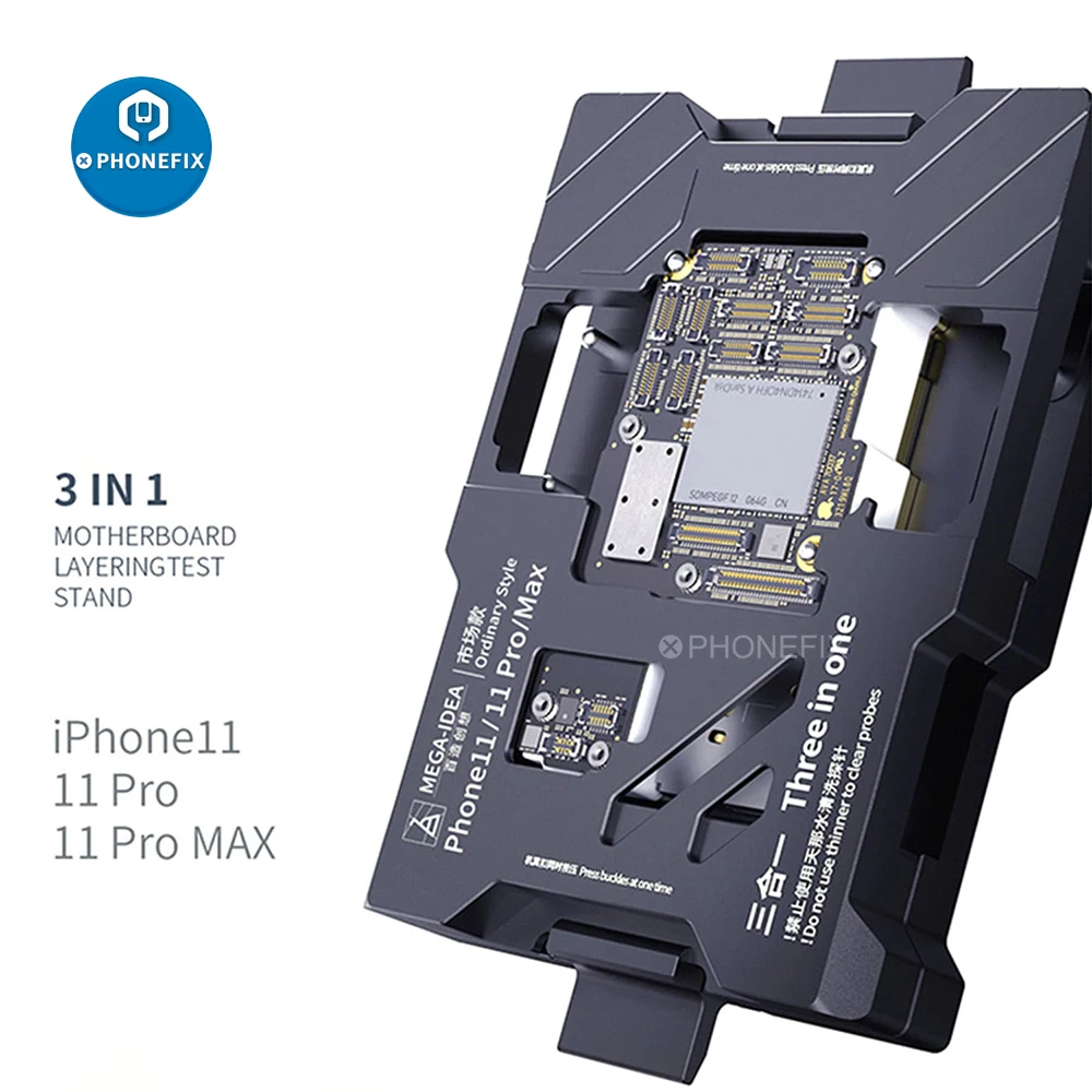 Qianli iSocket placa base accesorio de prueba para iPhone 16 15 14 13 13Pro 12 12mini 11 Pro Max placa lógica IC Chips función probador