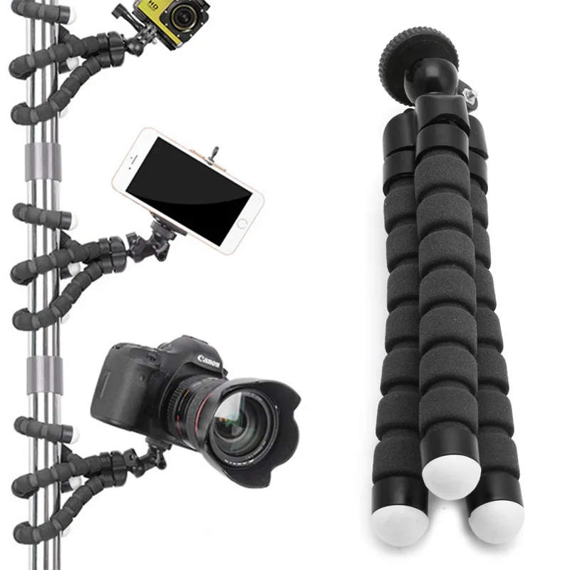 Linh hoạt Chân Đế Tripod Khỉ Đột Núi Giá Đỡ Monopod Bạch Tuộc Dành Cho Máy Ảnh GoPro T5EA