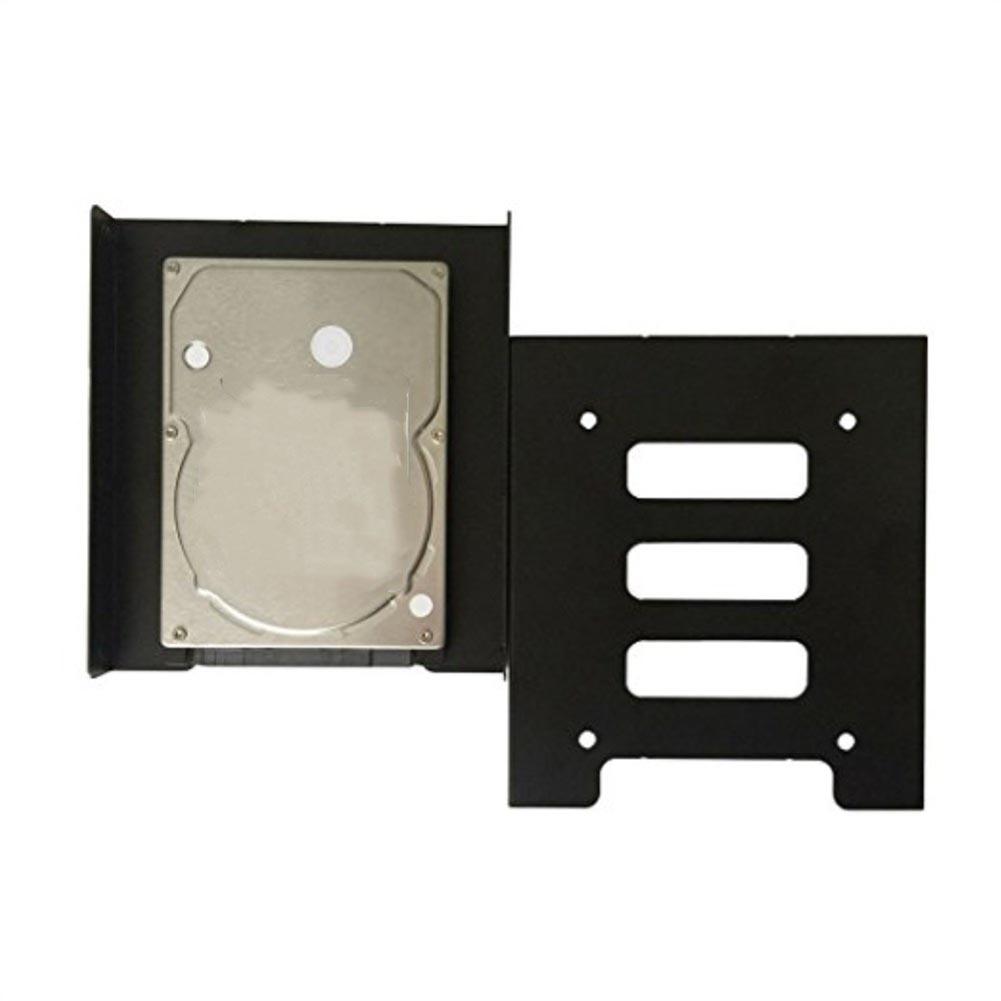 Support de disque dur SSD de 2.5 pouces à 3.5 pouces, adaptateur de montage en métal, Dock support de disque dur pour boîtier de disque dur de PC