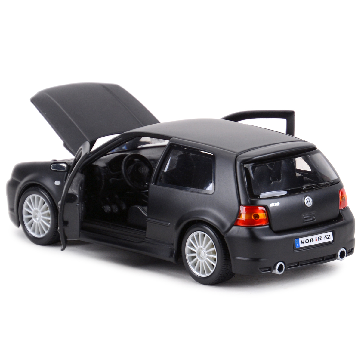 Maisto 1:24 Volkswagen Golf R32 Kendaraan Statis Die Cast Kendaraan Koleksi Model Mobil Mainan