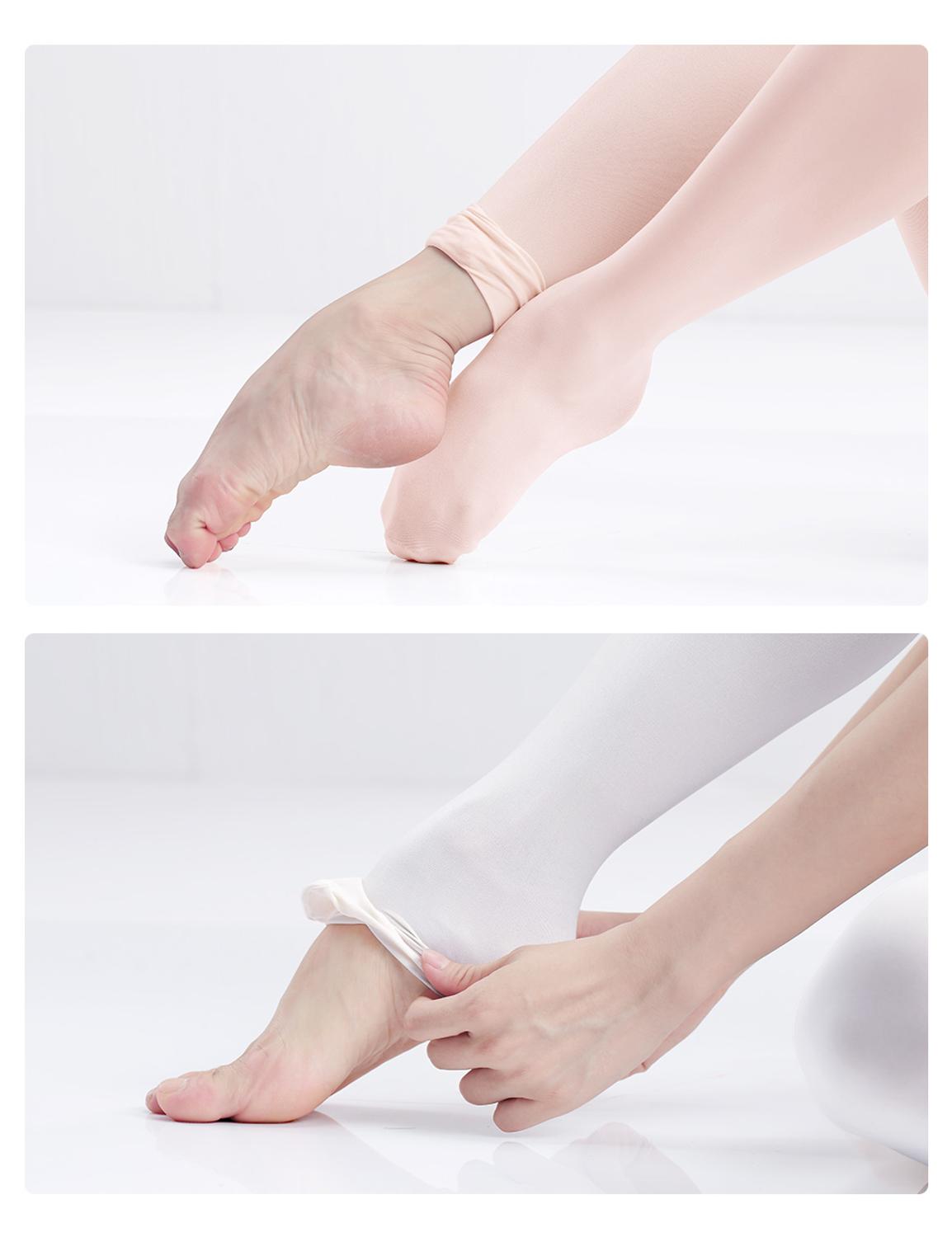 Venta al por mayor medias de Ballet 60D medias de Ballet convertibles mujer Ballet danza Leggings pantimedias sin costuras con agujero