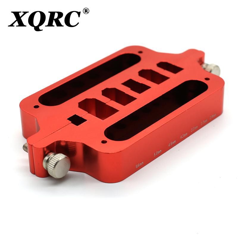 RC รถอะไหล่โลหะ mini สีแดงผู้ถือเครื่องมือบัดกรีรถยนต์รุ่น Drone Marine เครื่องมือเชื่อม T ปลั๊ก XT60 XT90