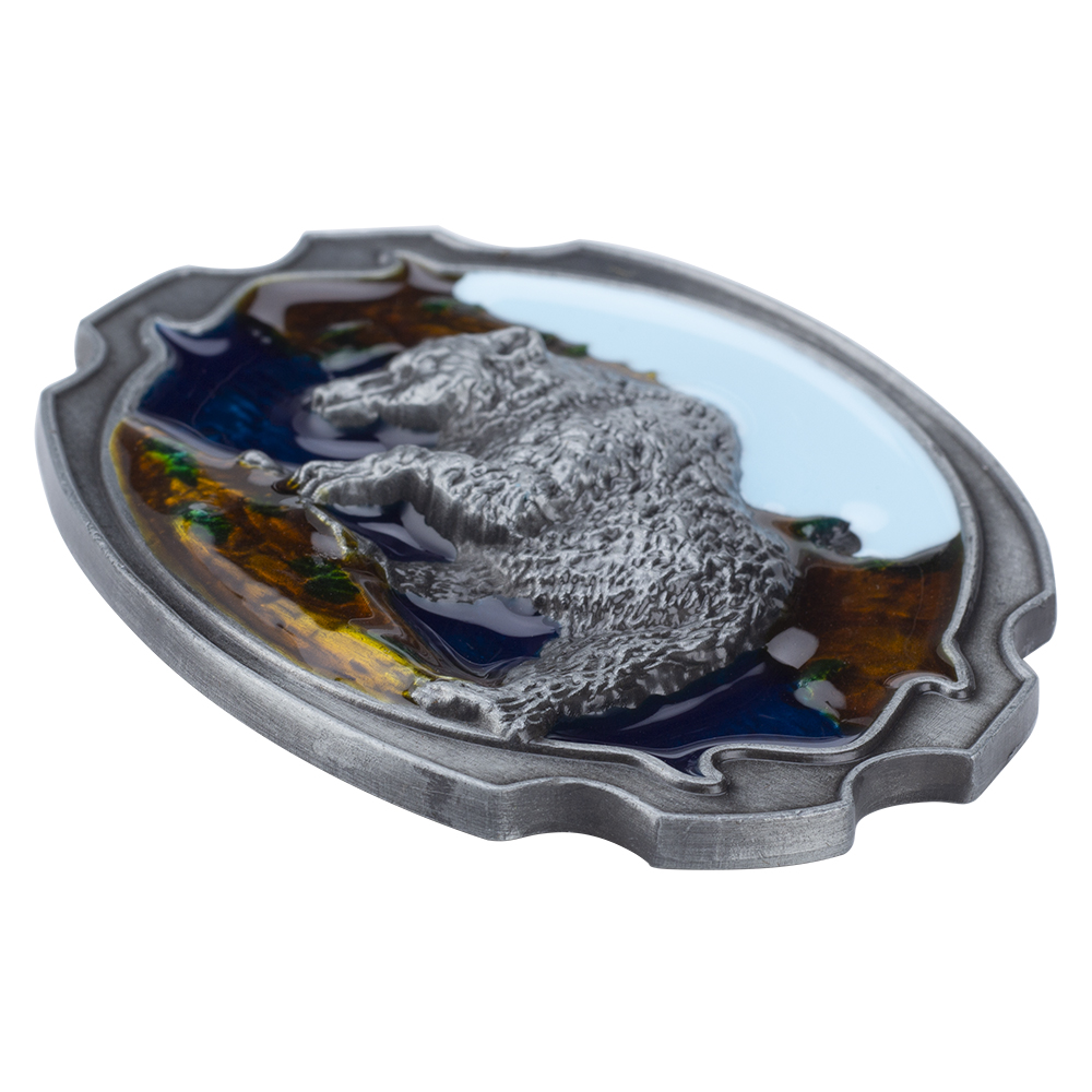 Polar Bär Gürtel Schnalle Tier Legierung Dekorative für Männer Mode