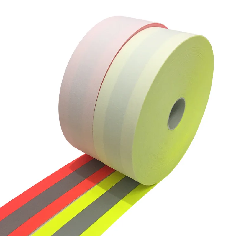 5Cm Flam Chống Dải Phản Quang Sáng Bạc Chống Cháy Vải Huỳnh Quang May Cho Lính Cứu Hỏa Của Quần Áo