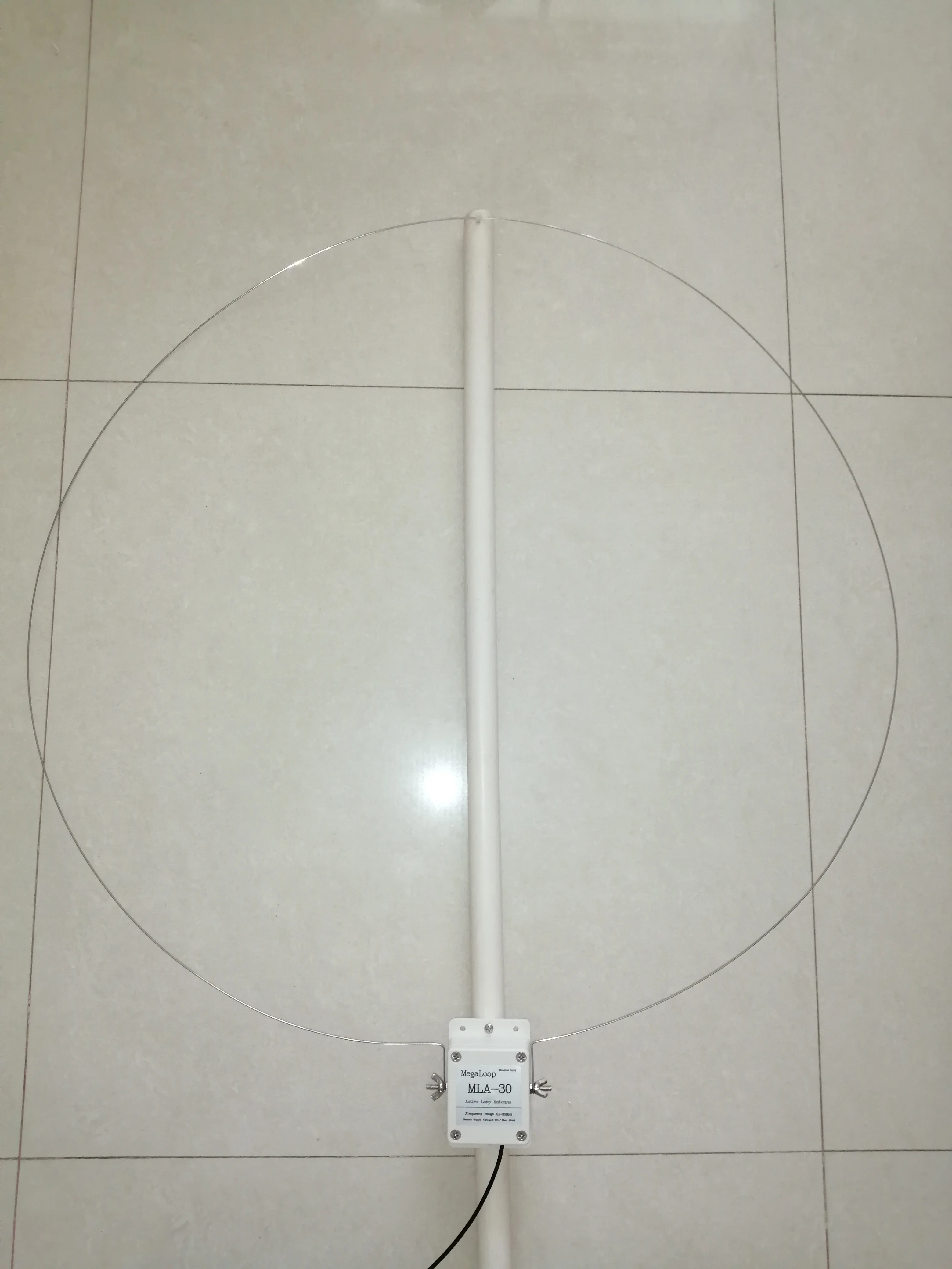 MLA-30+ plus 0,5–30 MHz Ring-Aktiv-Empfangsantenne, geräuscharm, mittlere Kurzwelle, SDR-Loop-Antenne, Kurzwellen-Radioantenne MLA30