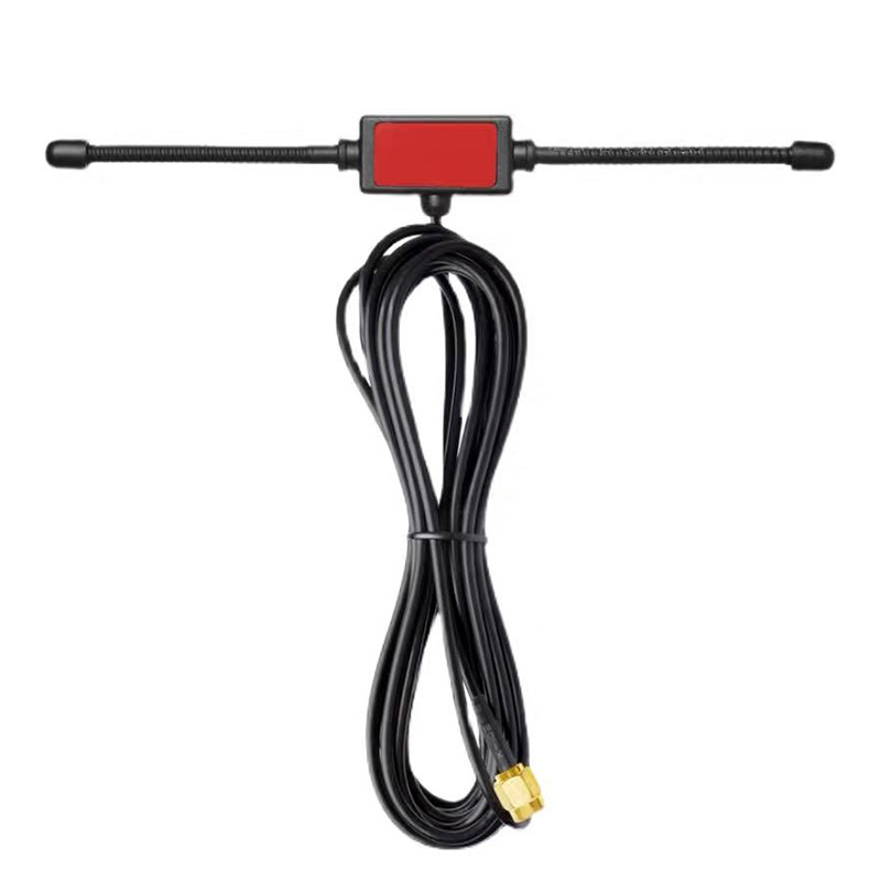 Antena de buzina 433mhz, antena sma macho com cabo de 1.5m 3m rg174 para rádio amador dtu modelo walkie talkietc