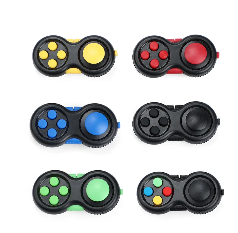 ใหม่คุณภาพระดับพรีเมียม Fidget Controller Pad เกมโฟกัสของเล่น Smooth พลาสติก ABS ความเครียดบรรเทาบีบสนุกมือ Hot Interactive ของขวัญ