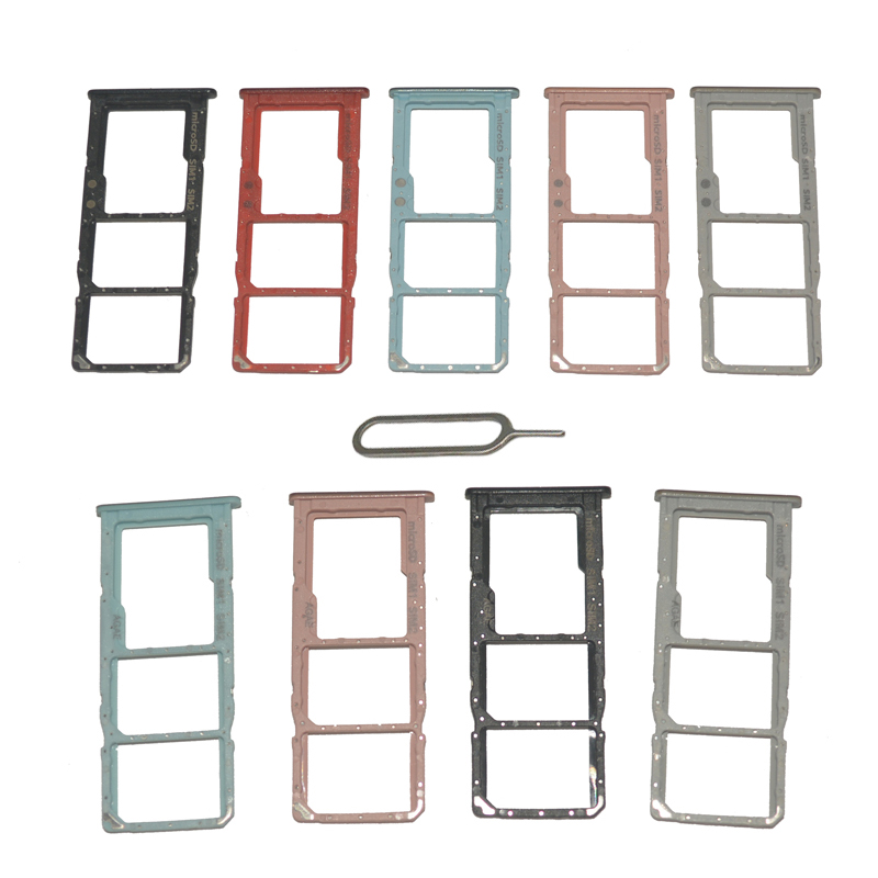 Sim Card Tray Slot For Samsung Galaxy A01 A11 A21s A31 A41 A51 A71 4G 5G Phone SIM Micro SD Card Chip Drawer Holder