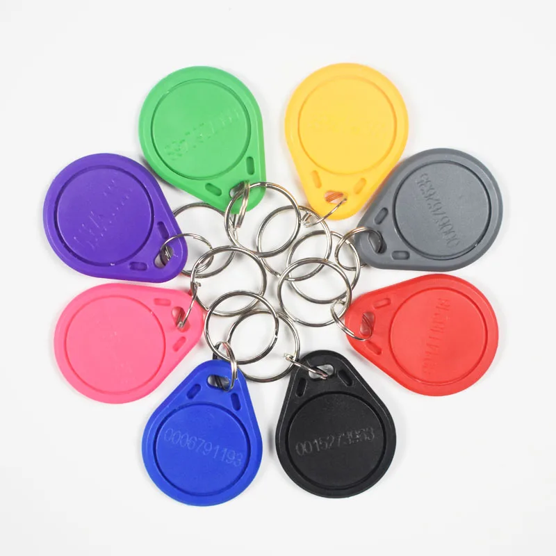 20 Cái/lốc RFID 125Khz Gần EM Chứng Minh Thư Đột Quyết TK4100 Thẻ Chìa Khóa Keyfobs Cho Điều Khiển Truy Cập Máy Chấm Công