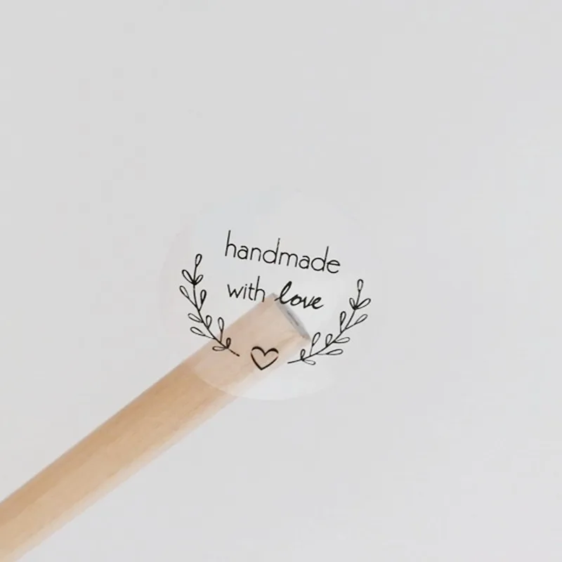 160 unids/lote guirnalda redonda Kawaii hecha a mano con amor etiqueta adhesiva Kawaii Scrapbooking pegatinas diario DIY Bloc de notas suministros escolares