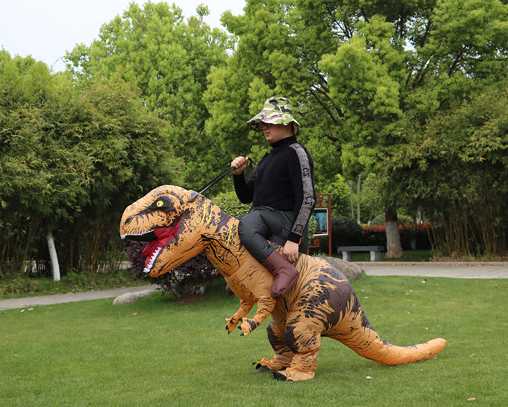 T-REX モンスターインフレータブル衣装爆破コスプレ恐竜服カーニバルハロウィンクリスマスドレス男性女性パーティーショー