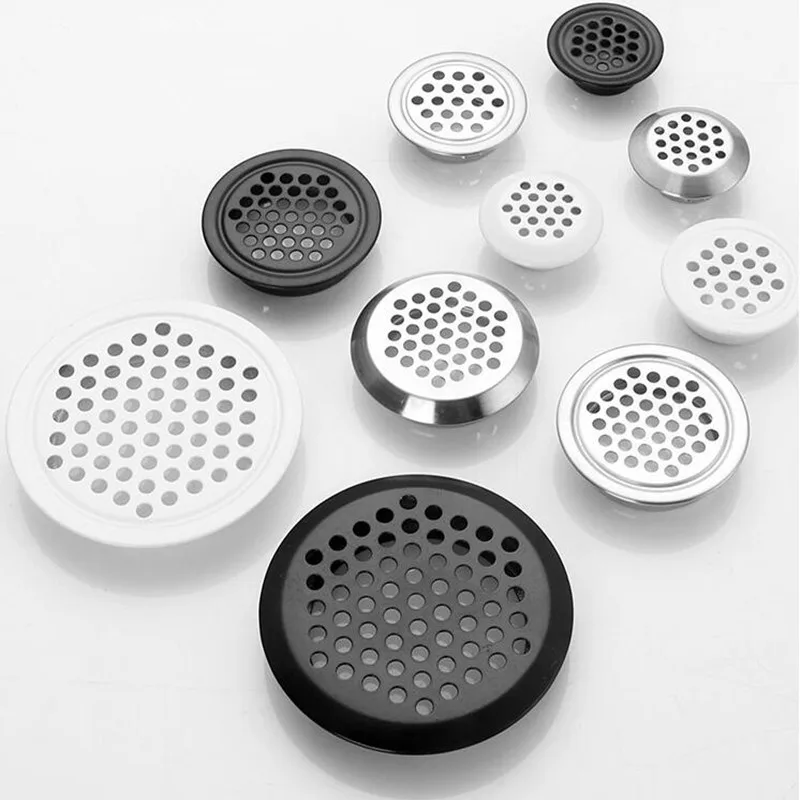 10 Chiếc Tròn Dây Thép Không Gỉ Thông Gió Bao Lỗ Thông Khí Louver Lưới Lỗ Cho Tủ Quần Áo Tủ Giày Đồ Phụ Kiện