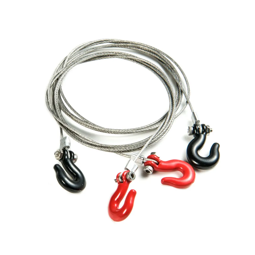 AXSPEED Hợp Kim Nhôm Xe Kéo Kéo Xiềng Xích Móc Cho Trục SCX10 1/10 Điều Khiển Xe Bánh Xích Xe Nâng Cấp Phần Phụ Kiện
