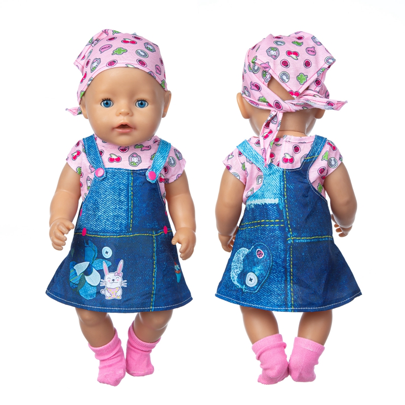 2023 冬の新しいトップスーツ 17 インチベビーリボーンドール 43 センチメートルベビードール服、人形アクセサリー用。