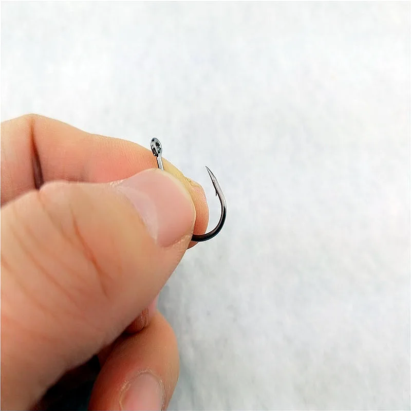120 Chiếc Thép Carbon Lưỡi Hiệu Quả Thép Gai 3 #-12 # Fishhooks Có Lỗ Jig Cá Chép Bay lưỡi Câu Cá Lóc Con Sâu Pesca Giải Quyết