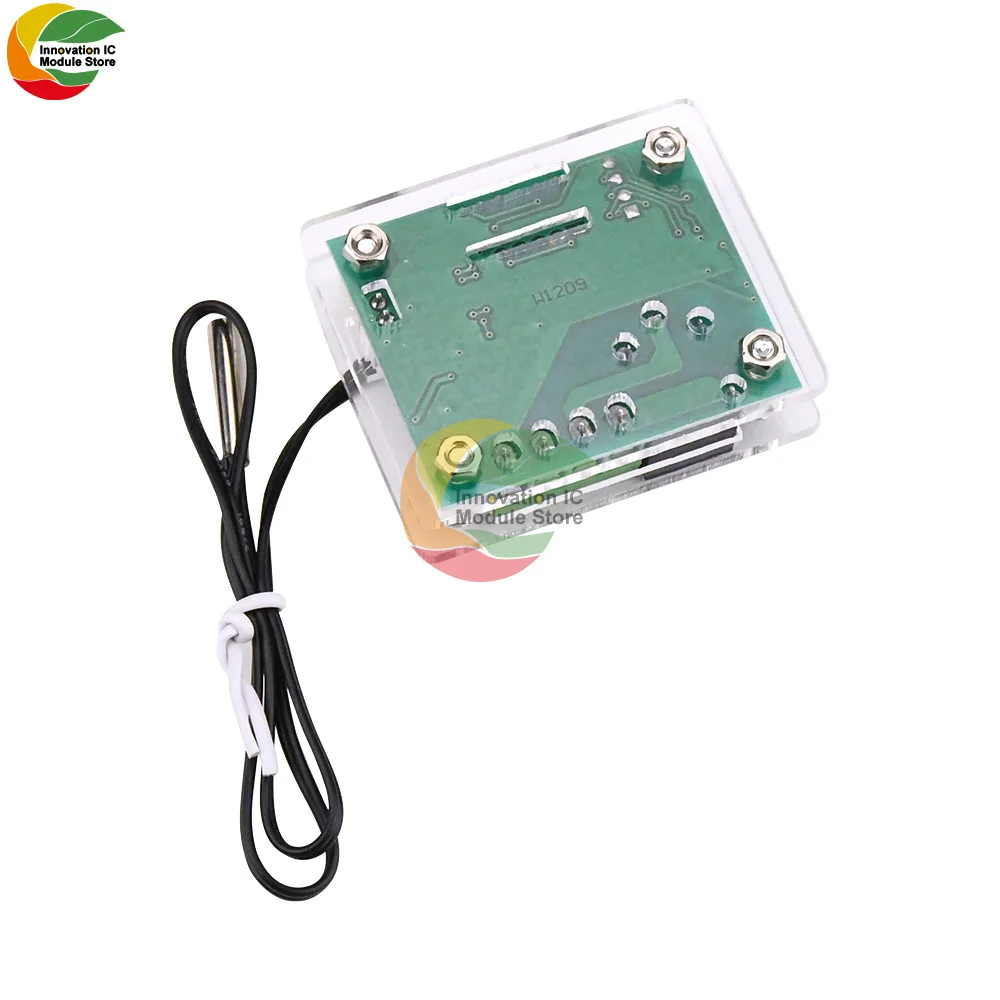 Acrylic Shell Accessories New Version With Button W1209 Digital Display Thermostat High Precision Thermostat Acrylic Shell
