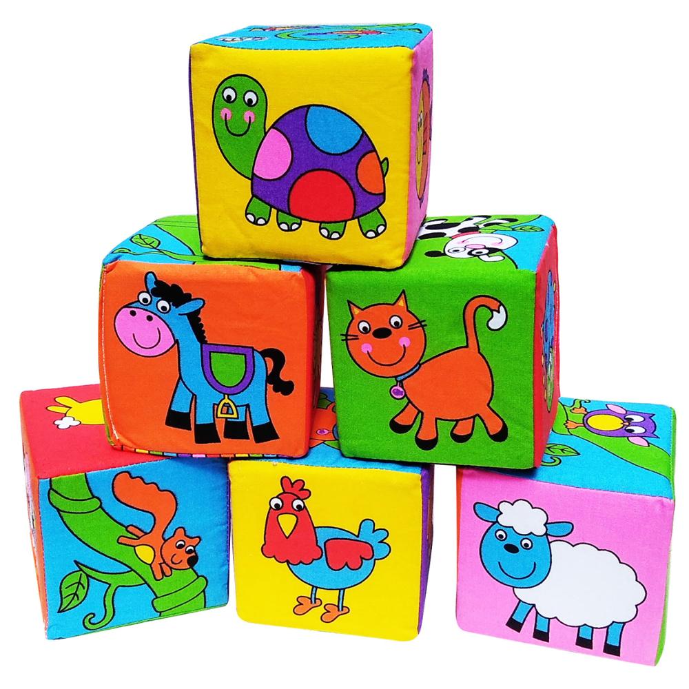 Cảm Giác Mềm Mại Khối Vải Khối Trẻ Em Phù Hợp Mềm Mại Khối Bộ Cho Bé Montessori Cho Bé Xếp Hình Khối Xây Dựng Đồ Chơi Lục Lạc