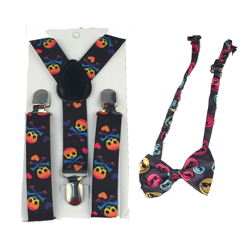 1-8 jaar hete jongens meisjes kinderen peuters bretels regenboog strepen kleur Y-back clip-on verstelbare elastische kind bretels YHH0021
