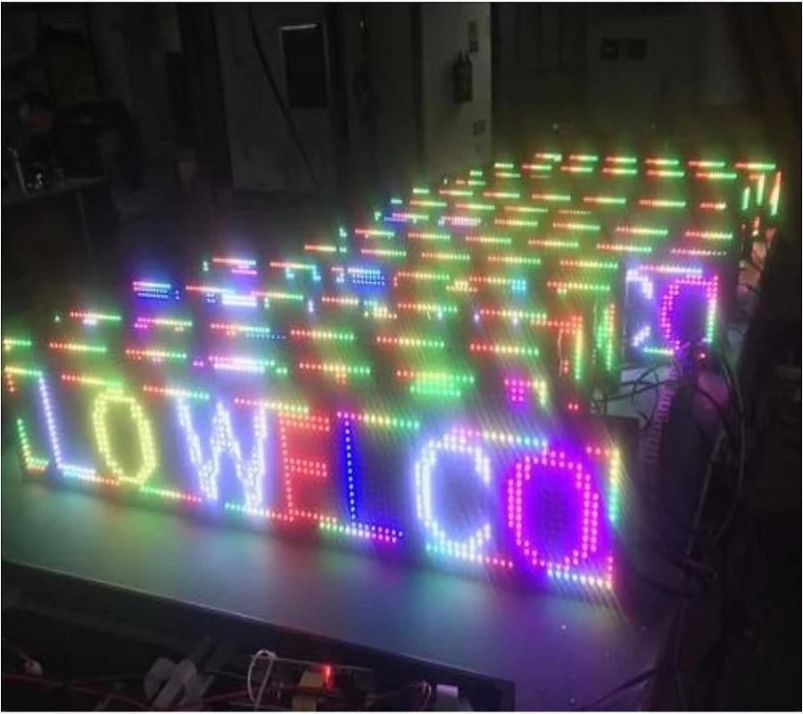 Vendita speciale P8 SMD modulo LED esterno HUB75 interfaccia 1/4 corrente di scansione