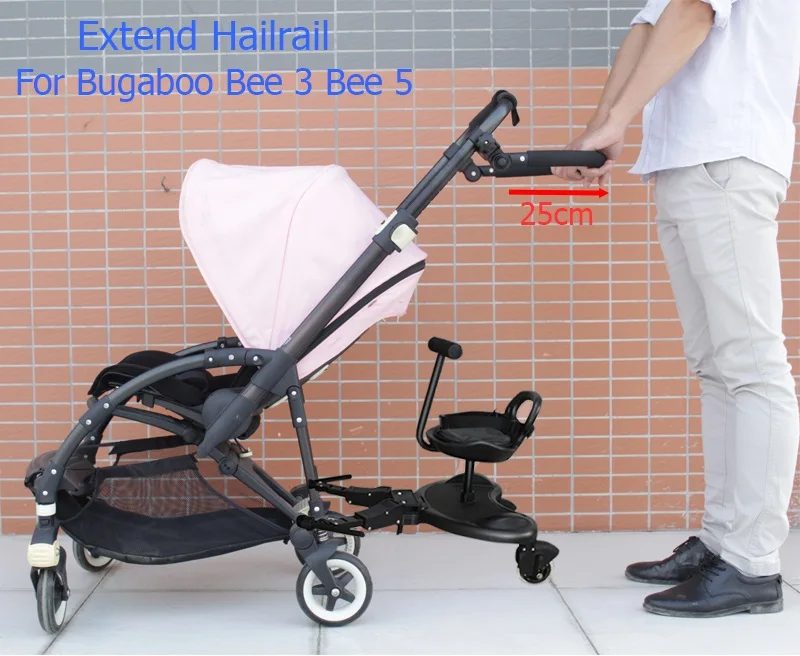 COLU KID ®   Accesorios de cochecito de bebé, parachoques con mango extensible para YOYO Cybex Eezy S/S +/Twist y Bugaboo Bee 6 Bee 5 Bee 3
