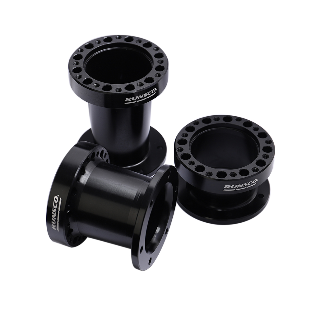 Lenkradnaben-Abstandshalter-Set, 51 mm, 76 mm, 101 mm, Lenkradnabe, Boss-Kit, Adapter-Abstandshalter, Schwarz/Gold