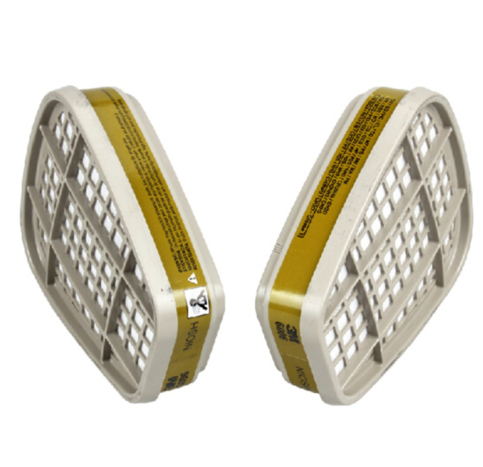 Mặt Nạ Phòng Độc 3M 6006 Lọc Hộp Phụ Kiện Cho Khí Hữu Cơ Và Methilamin Phun