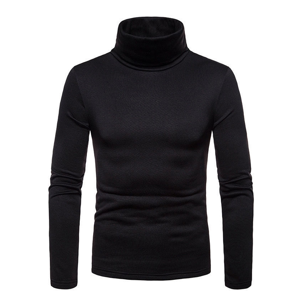 Herbst Winter Herren Rollkragenpullover Casual Thermal Langarm Slim Fit Pullover Stretch Basic Tops Sweatshirt Jumper TShirt