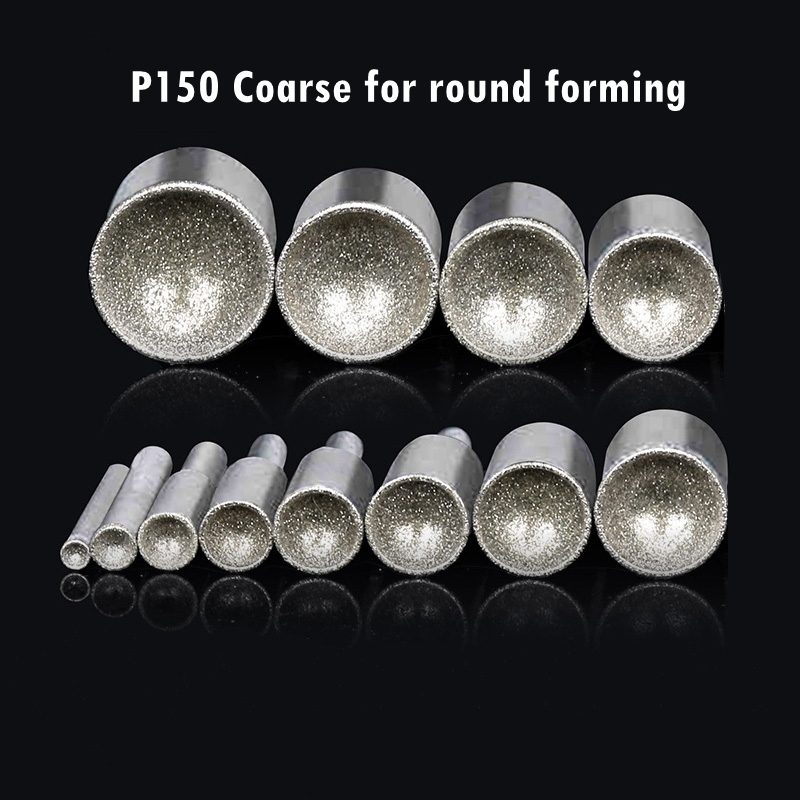 1 ピース 3-36 ミリメートルダイヤモンドビーズ研削ヘッド翡翠琥珀ボール型研磨ホイール