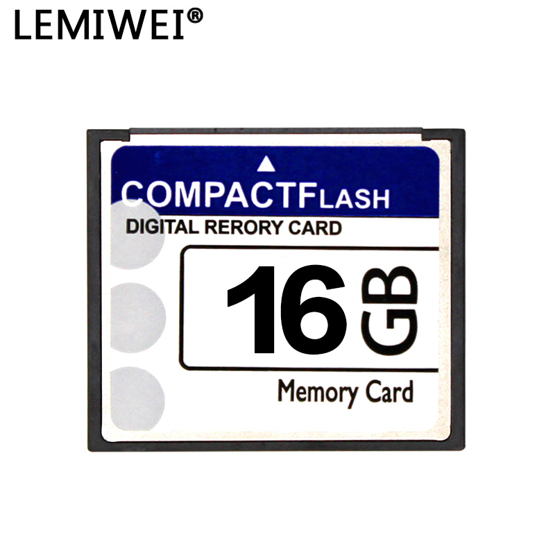 Cartão de Memória Real Capacity para Câmera, Compact Flash Card, 64GB, 32GB, 256MB, 512MB, 1GB, 2GB, 4GB, 8GB, 16GB