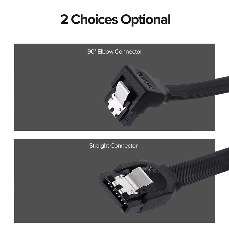 Nóng Chất Lượng Cao Sata 3.0 Tốc Độ Cao Truyền Dẫn Tín Hiệu Ổn Định HDD/SSD Cáp Dữ Liệu Rộng Rãi Cpmpatible Mạnh Nhựa PVC dây Cáp Dẹt