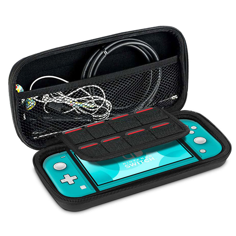 Di Động NS Mini EVA Cứng Bao Đựng Chống Sốc Bìa PU Túi Lưu Trữ Tương Thích Nintnedo Công Tắc Lite Tay Cầm Chơi Game Phụ Kiện