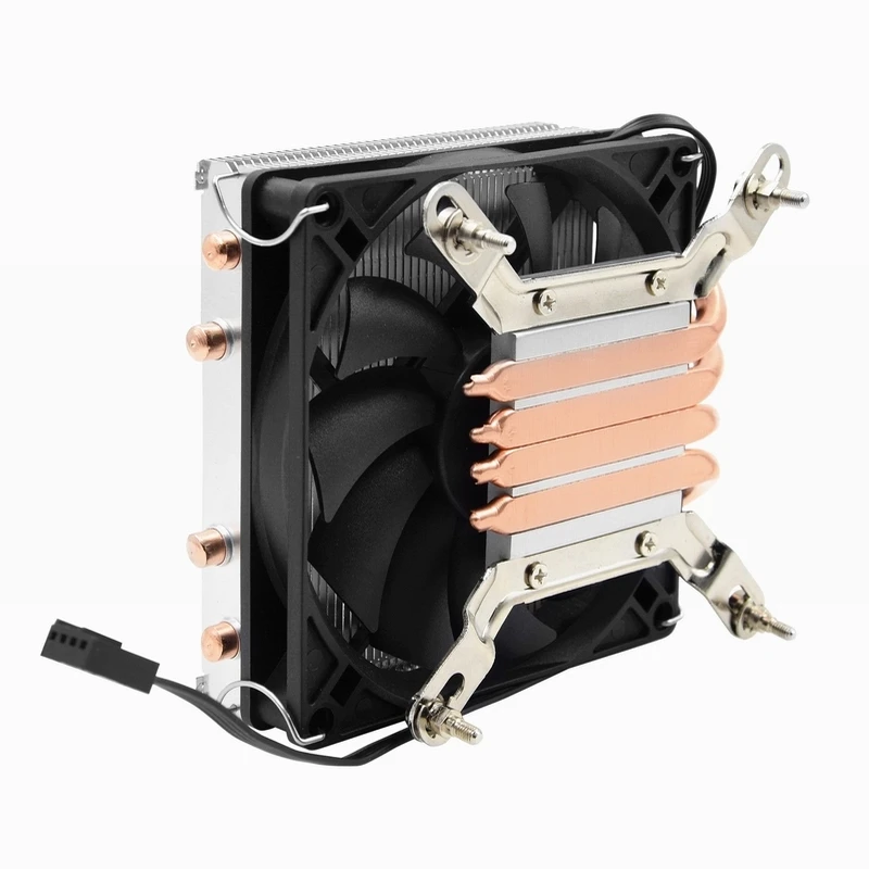Белый охладитель процессора METALFISH Z39, радиатор высотой 39 мм с цветным ШИМ-вентилятором 9 см для компактной платформы Mini ITX 1700/1200/115x/AM4
