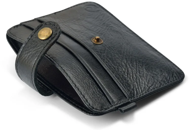 Nam Da Thật Chính Hãng Da Mỏng Nhẹ Nam Ví Nhỏ Mini Túi Tiền Walet Mỏng Portomonee Carteras Của Người Đàn Ông Ví Đựng Thẻ Ví