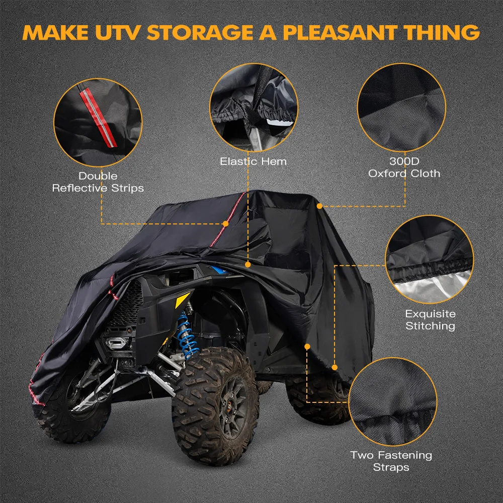 防水ユニバーサルUVカバー,屋外ストレージ,Polaris rzr xp 1000,rzr xp Turbo rzr570 rzr900 cfmoto can-am maverick 1000r