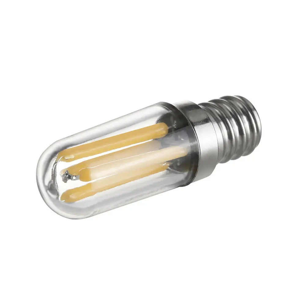 Mini E14 E12 LED Frigo Congelatore Luce a filamento COB Lampadine dimmerabili 1W 2W 4W Lampada Bianco freddo/caldo 110V 220V
