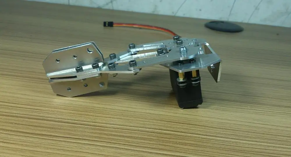 Bạc Hợp Kim Nhôm Kẹp Cánh Tay Robot Tay Robot Kim Loại Móng Vuốt Với MG996r Servo Cho Arduino Tự Làm Dự Án Thân Chi Tiết Đồ Chơi