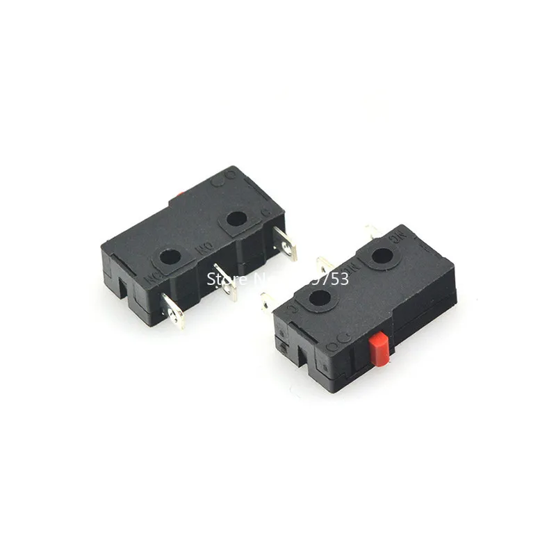 10 pçs micro interruptor 2/3pin no/nc mini interruptor de limite 5a 250vac KW11-3Z rolo arco alavanca snap ação push micro interruptores