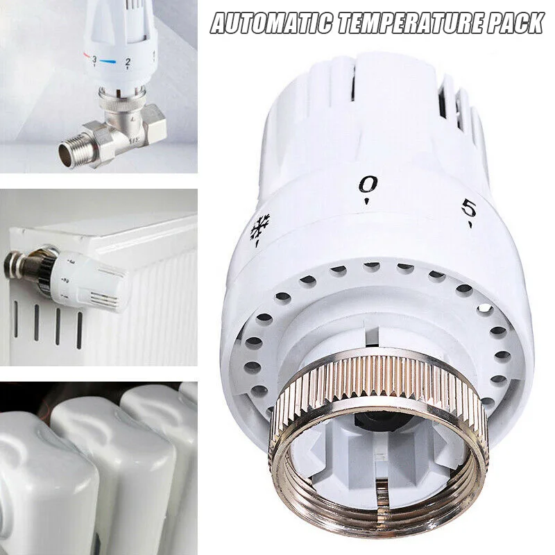 Válvula termostática de radiador para sistema de calefacción, Control de temperatura neumático, mando a distancia, envío directo