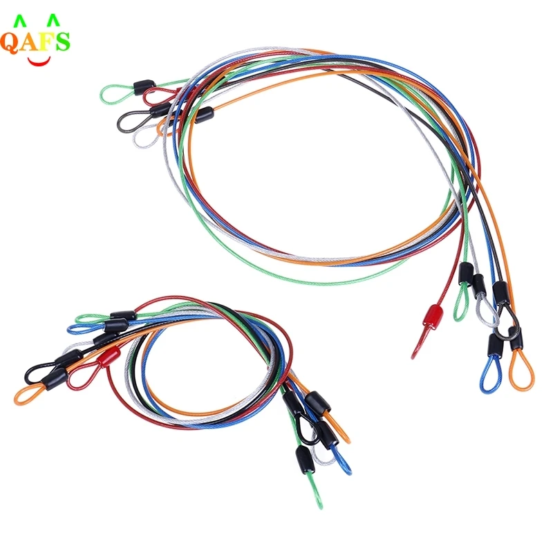 An Toàn Cáp Dây Thép 50Cm Cho Thể Thao Ngoài Trời Xe Đạp Móc Khóa Bảo Vệ An Ninh Hành Lý