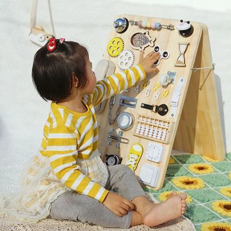 Kid Activity Busy Board Material Diy Accessories Montessori Teaching Aids Baby Busyboard Early Education Learning Skill Toy Part