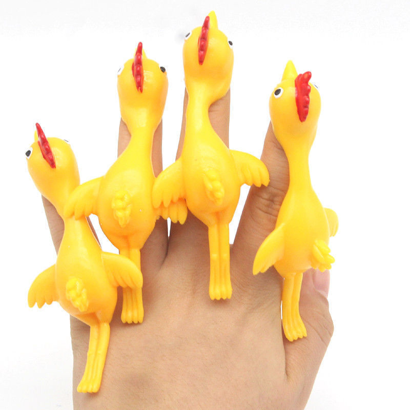 4-15 Chiếc Súng Cao Su Cao Su Gà Fidget Đồ Chơi Flingers Co Giãn Bắn Tắt Thổ Nhĩ Kỳ Mới Lạ Các Loại Giảm Căng Thẳng Cho Trẻ Em Và Người Lớn đồ Chơi