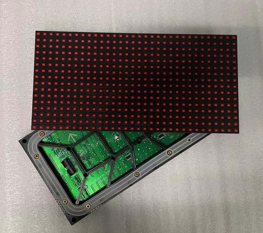 Spezielle angebot Red P10 SMD Einzelne rote outdoor led-modul HUB12 Interface definition 320*160MM