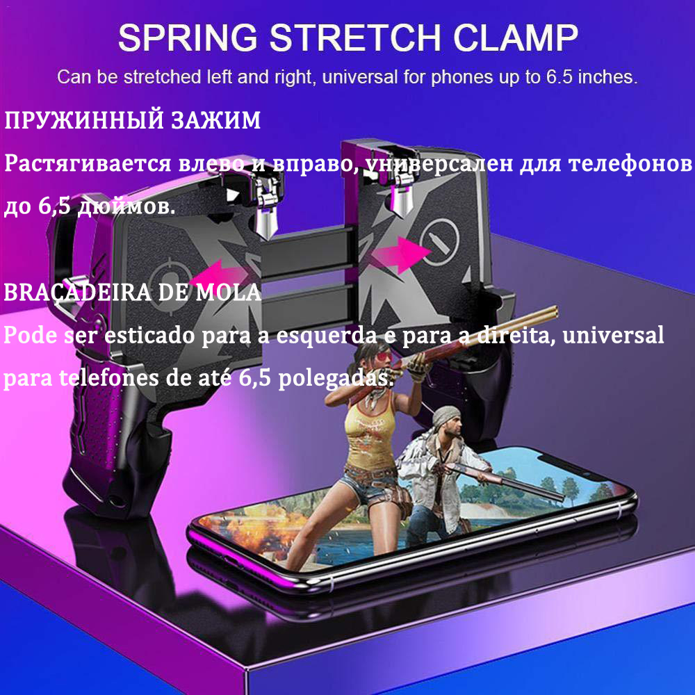 PUBG コントローラ制御電話ゲームパッドジョイスティック Android iPhone トリガー Free Fire モバイルゲームパッド Pupg ハンド携帯電話ゲーム