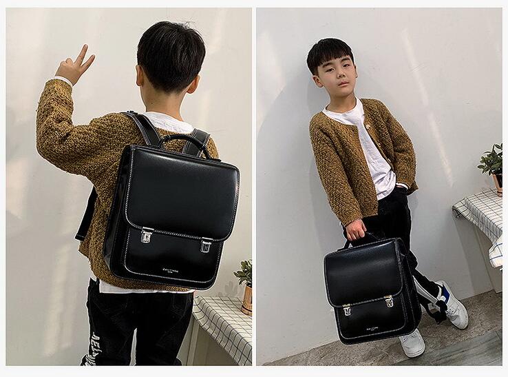 Japan School Backpack for boys kids Orthopedic backpack book bags Children PU Japan school Bag students backpack bag for girls