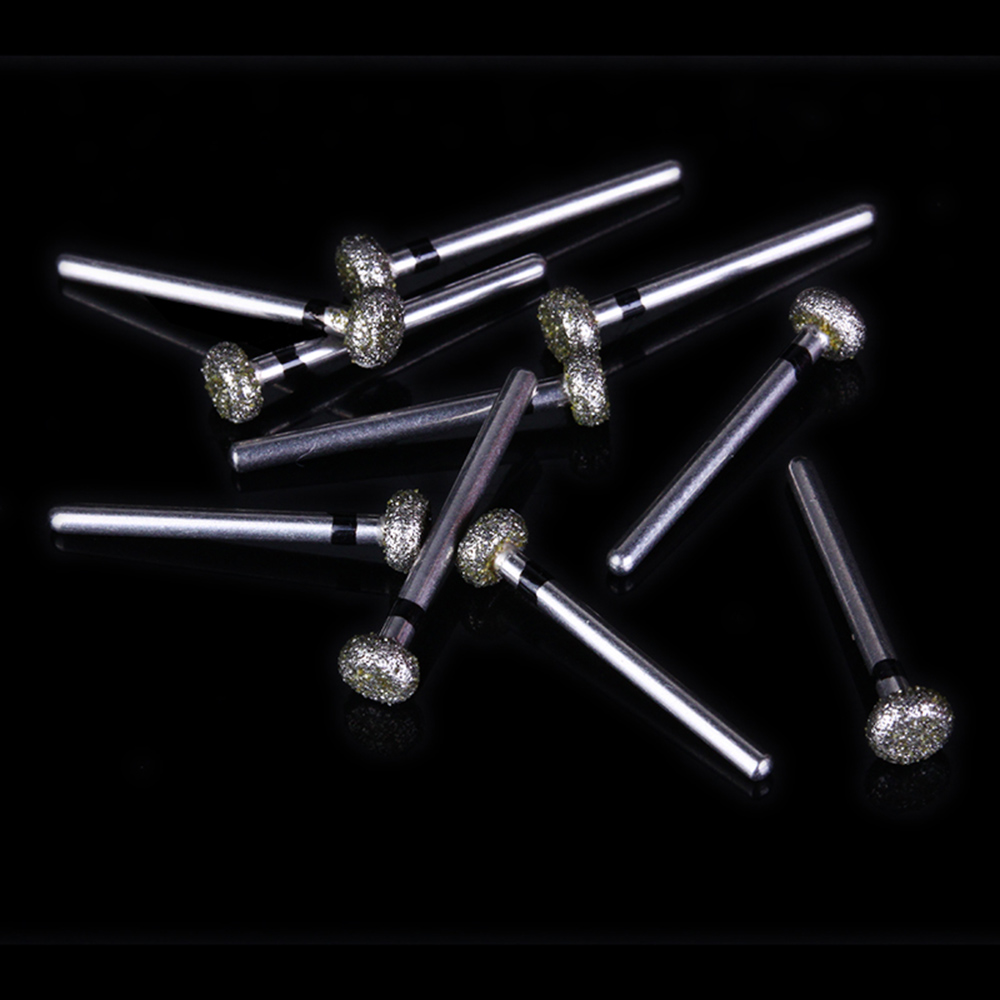 10 ピース/箱 AZDENT 歯科ダイヤモンドバー 1.6 ミリメートル高速ハンドピース超粗いダイヤモンド歯科医研削ツールグラインダー