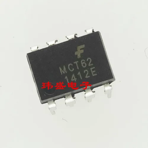 10PCS MCT62 DIP8 pins MTC6 light coupling in stock 100% new and original