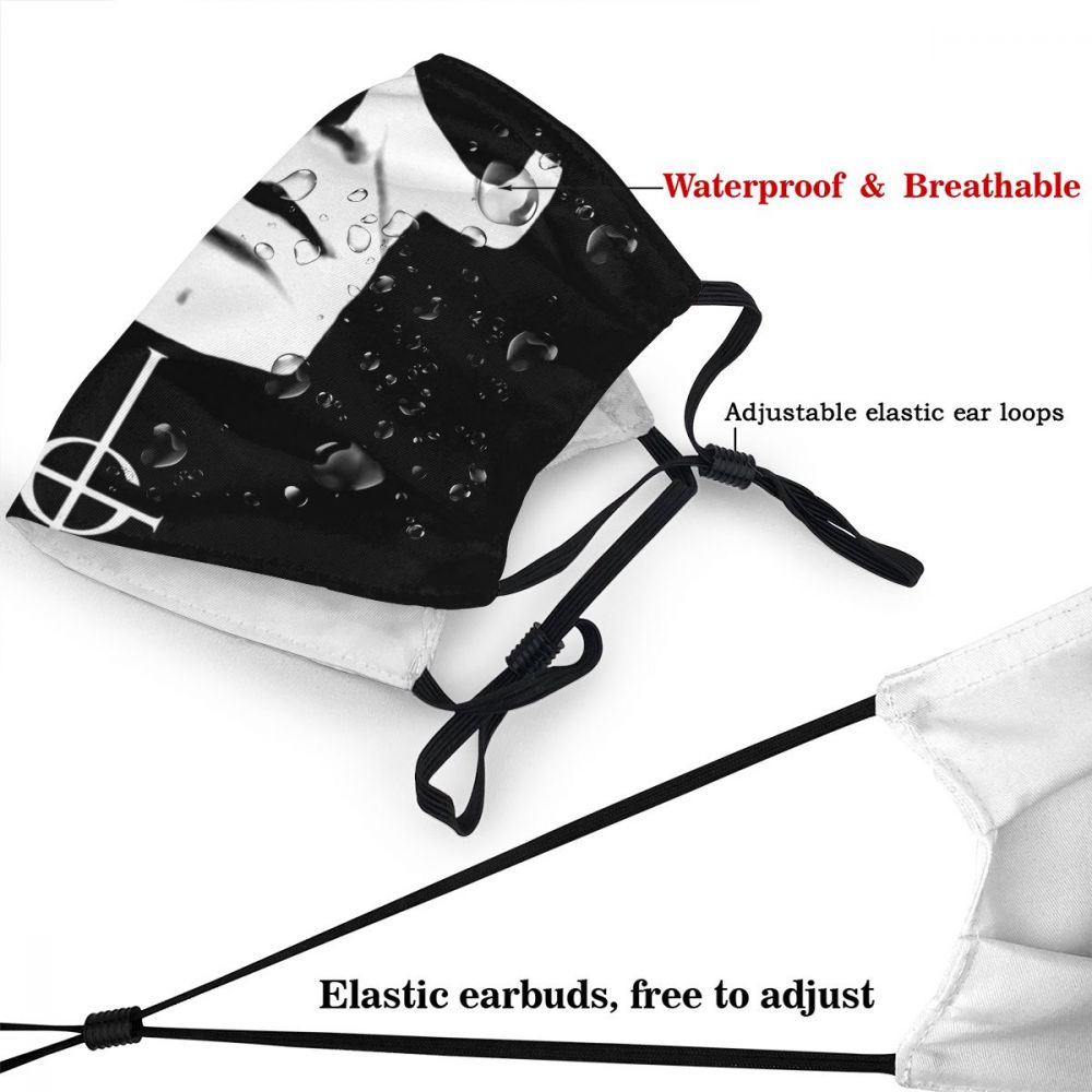 重金属1960sパンク · ロック音楽布防風マスクパパemeritusゴースト無名シームレスファッションlavabili maseczka