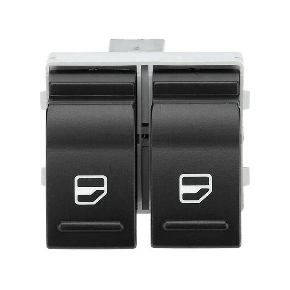 Accesorios de coche eléctricos para puerta y ventana, botón de doble interruptor, Control lateral del conductor para VW Transporter T5 T6 Caravelle 7E0959855A9B9